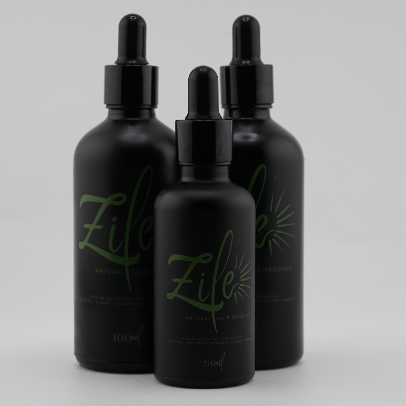 Zile Natural Hair Products Oil -Two 100 ml & one 50 ml